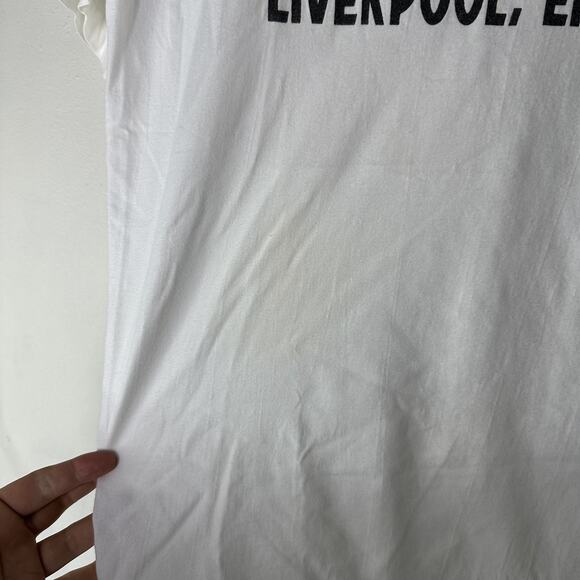 Vintage Beatles Shirt Mens Medium Liverpool England Band Tee Rock Music 90s - Picture 4 of 9